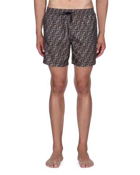 fendi bathing suit for men|Fendi men's swim trunks.